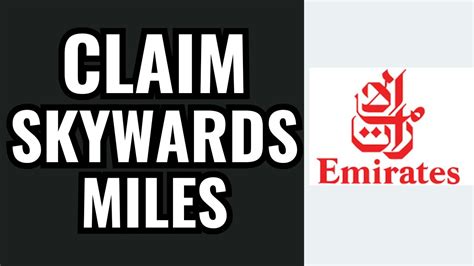 emirates claim miles|Emirates Skywards .